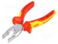 Pliers; insulated,universal; 160mm KNIPEX KNP.0106160