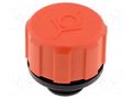 Valve breather cap; Thread: M18; Overall len: 29.5mm; 10mbar ELESA+GANTER SFV.18X1.5-10MB