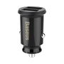 Baseus Grain Car Charger CCALL-ML01 mini charger 2x USB-A 3.1A - black, Baseus 6953156276512 6953156276512