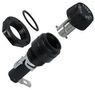 FUSE HOLDER, 5 X 20MM, PANEL MOUNT BK/HTB-34M-R