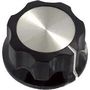 FLUTED KNOB WITH LINE INDICATOR, 6.35MM PKES120B1/4.