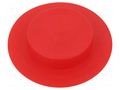 Stopper; Body: red; Out.diam: 97.9mm; H: 24mm; LDPE; push-in; SafeCAP SUNDPLAST SP961