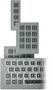 SWITCH, KEYPAD, 3X4, 50mA, 24V, RUBBER 70120203
