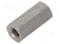 Screwed spacer sleeve; 12mm; Int.thread: M3; hexagonal DREMEC TFF-M3X12/DR144