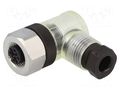 Connector: M12; plug; PIN: 5; female; 30V; angled 90°; IP67,IP69K IFM ELECTRONIC E11863