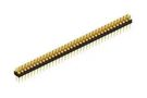 PIN HEADER, 74POS, 2ROW, 2.54MM, THT MK 202 74 G