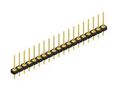 PIN HEADER, 19POS, 1ROW, 2.54MM, THT MK LP 42 19 G