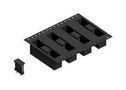 PIN HEADER, 4POS, 1ROW, 2.54MM, SMD SL 10 SMD 062 4 G B TR