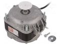 Motor: AC; 1-phase; 1300rpm; P: 16W; 230VAC; 450mA; -40÷40°C; IP40 ELCO NET5T16ZVN001
