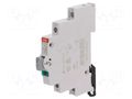 Module: pushbutton switch; 250VAC; 16A; for DIN rail mounting ABB E217-16-10D