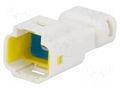 Connector: wire-wire; plug; male; 560,E-Seal; for cable; white EDAC 560-003-000-110