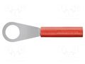 Connector: ring; plug; banana 4mm socket,ring 8,4mm; 60VDC; 32A SCHÜTZINGER LB-4-RKS-NI-RT