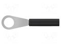 Connector: ring; plug; banana 4mm socket,ring 8,4mm; 60VDC; 32A SCHÜTZINGER LB-4-RKS-NI-SW