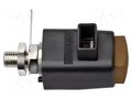 Laboratory clamp; brown; 300VDC; 16A; screw,spring clamp; nickel SCHÜTZINGER SDK801-BR