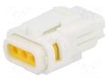 Connector: wire-wire/PCB; plug; female; E-Seal 560; IP67; white EDAC 560-003-000-210