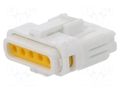 Connector: wire-wire/PCB; plug; female; E-Seal 560; IP67; white EDAC 560-005-000-210
