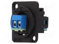 Transition: coupler; FT; 10A; 60V; screw terminal; plastic; 19x24mm CLIFF CP30240