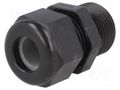 Cable gland; with long thread; PG16; IP68; polyamide; black; HSK-K HUMMEL HUMMEL-1209160161