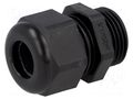 Cable gland; M20; 1.5; IP54; polyamide; black; UL94V-0; HSK-K HUMMEL HUMMEL-1209200150