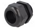 Cable gland; M32; 1.5; IP54; polyamide; black; UL94V-0; HSK-K HUMMEL HUMMEL-1209320150