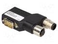 Connector: D-Sub; PIN: 9; angled 90°; Type: PROFIBUS PHOENIX CONTACT PROFIB/90/M12