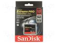 Memory card; Extreme Pro; Compact Flash; R: 160MB/s; W: 150MB/s SANDISK SDCFXPS-128G-X46