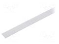 Cover for LED profiles; white; 2m; Kind of shutter: B; slide TOPMET TOP-76250038