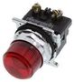 LED PANEL INDICATOR, RED, 30.5MM, 24V 10250T197LRP24