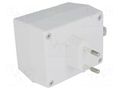 Enclosure: for power supplies; vented; X: 54.2mm; Y: 82mm; Z: 55mm KRADEX Z-21J