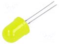 LED; yellow; 10mm; blinking; 220÷330mcd; 30°; 3÷5VDC; 20mA OPTOSUPPLY OSY5JSA134A