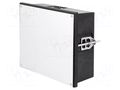 Enclosure: panel; X: 144mm; Y: 144mm; Z: 64mm; black; Uninorm BOPLA NGS-9806