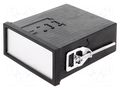 Enclosure: panel; X: 96mm; Y: 48mm; Z: 109.5mm; black; Uninorm BOPLA NGS-9410