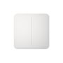 Крышка двухклавишного выключателя SoloButton, белая, Ajax 45120.144.WH 4823114022869
