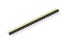 PIN HDR, R/A, 26POS, 1ROW, 2.54MM, SMD SL LP 7 SMD 040 26 S