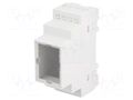 Enclosure: for DIN rail mounting; Y: 90mm; X: 35mm; Z: 65mm; ABS KRADEX Z-106JFP-ABS-V0