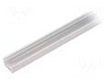Profiles for LED modules; white; L: 2m; UNI12; aluminium; surface TOPMET TOP-UNI12/WH-2M