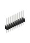 PIN HEADER, 10POS, 1ROW, 1.27MM, THT SLV W 1 055 10 Z
