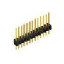 PIN HEADER, 13POS, 1ROW, 1.27MM, THT SLV W 1 055 13 G