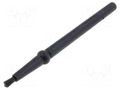 Brush; ESD; L: 124mm; Ø: 7mm; Bristle len: 18mm; 100kΩ÷1GΩ SOLDER PEAK SZCZOTKA-2
