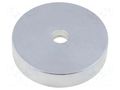 Magnet: permanent; neodymium; 310N; Ø: 32mm; H: 7mm; steel ELESA+GANTER GN50.4-ND-32