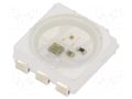 Programmable LED; RGB; SMD; 5050,PLCC6; 3.7÷5.3VDC; 5x5.4x1.65mm WORLDSEMI WS2813B-V3