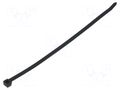 Cable tie; L: 300mm; W: 7.6mm; black; polyamide; 535N; Ømax: 80mm HELLERMANNTYTON T120I-UVBK