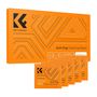 K&F Concept KF08.036 10x15 cm moistened lens/glasses cleaning wipes 120 pcs., K&F Concept KF08.036