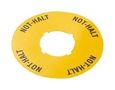 ADHESIVE LABEL, E-STOP, YEL, 16.3X60MM 5.76.204.112/0400