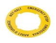 ADHESIVE LABEL, E-STOP, YEL, ROUND 5.76.204.129/0400