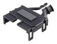 BACKSHELL, RCPT CONN, 180DEG, BLACK 200122-0112