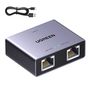 Gigabit Ethernet Splitter 1 to 2 RJ45 (8P8C), Silver UGREEN/45311 6941876243112