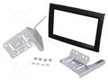 Radio frame; Kia; 2 DIN; black PER.PIC. RAM-40.506