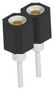 CONN, SIP SOCKET, 2P, 1ROW, 2.54MM, TH 2444090-6
