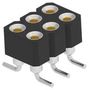 CONN, SIP SOCKET, 6P, 2ROW, 2.54MM, SMD 2485263-1